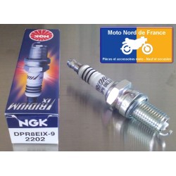 Bougie NGK type DPR8EIX-9 pour Kawasaki 600 KLR 1985-1990