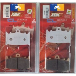 2 Sets of front pads for Suzuki GSF 1250 Bandit N/S /ABS 2007-2010