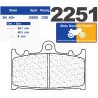 2 Sets of front pads for Suzuki GSF 1250 Bandit N/S /ABS 2007-2010