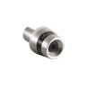 Embouts de guidon LighTech argent-noir Aprilia RSV 1000 2004-2008