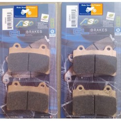 2 Sets of front pads for Yamaha XVZ 1300 A Royal Star 1996-2001