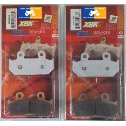 2 Jeux de plaquettes avant pour Honda VFR 400 R NC21 1986-1988