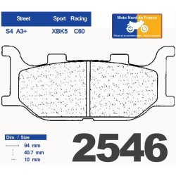 Jeu de plaquettes type 2546 A3+