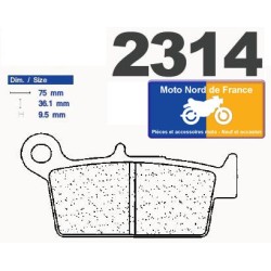 Jeu de plaquettes type 2314 RX3