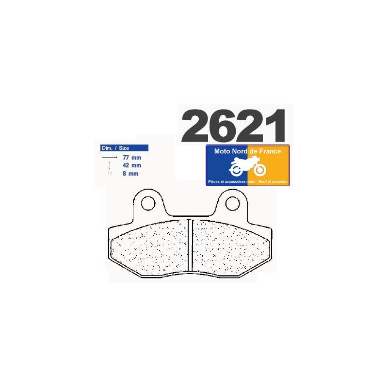 Jeu de plaquettes type 2621 A3+