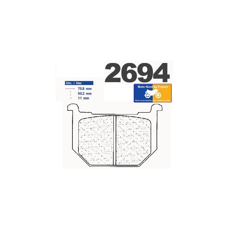 Jeu de plaquettes type 2694 A3+