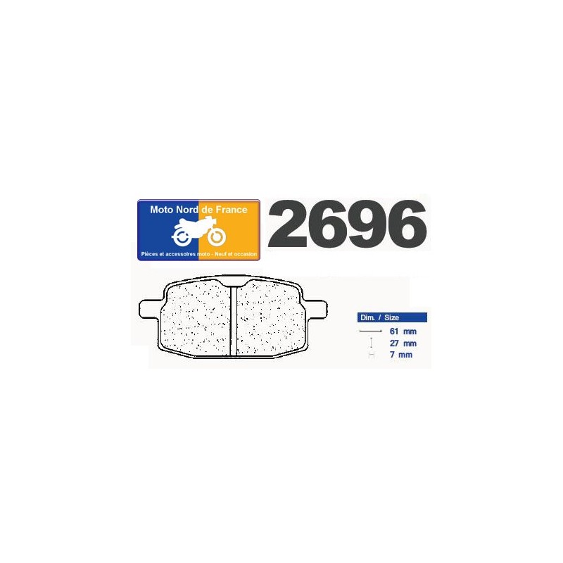 Jeu de plaquettes type 2696 S4