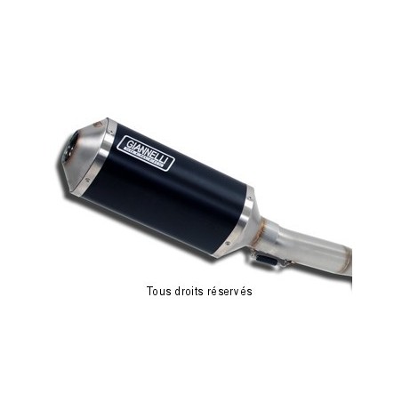 Silencieux GIANNELLI Black Line pour Gilera GP 800 2008-2014