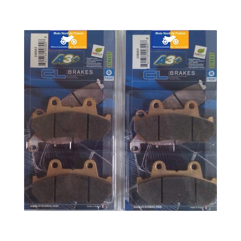 2 sets of front brake pads CL for Honda VF 1100 S 1984-1985 2 sets of front brake pads CL for Honda VF 1100 S 1984-1985