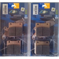 2 Sets of front pads for Suzuki GSX 550 E (GN71D) 1983-1987