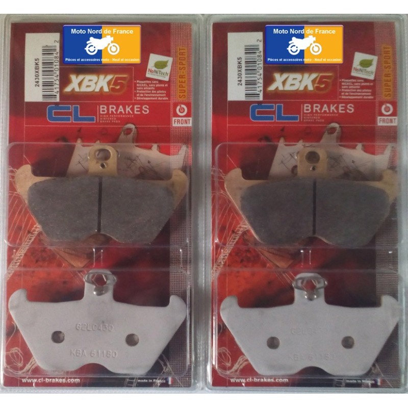 2 Jeux de plaquettes avant pour BMW R850 R 1995-2002 2 Jeux de plaquettes avant pour BMW R850 R 1995-2002
