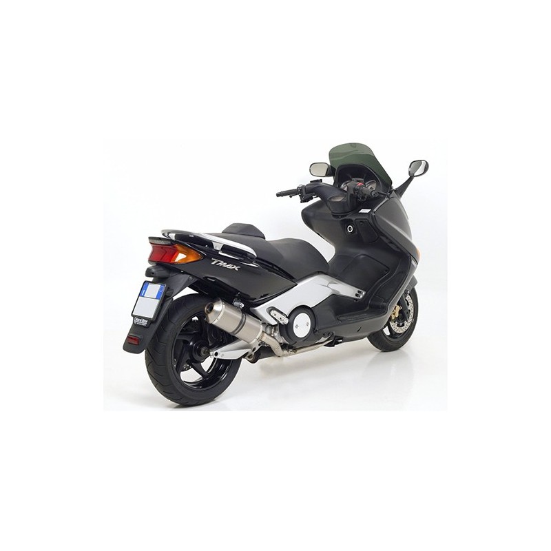 Ligne complète GIANNELLI Maxi Oval nichrom pour Yamaha XP 500 T-Max /ABS 2001-2007