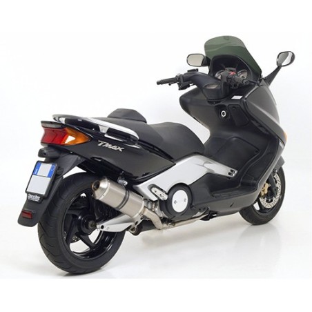 Ligne complète GIANNELLI Maxi Oval nichrom pour Yamaha XP 500 T-Max /ABS 2001-2007