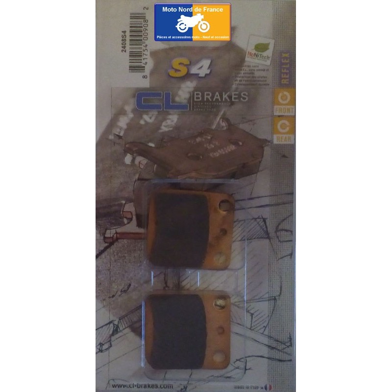 Set of rear pads for Kawazaki 125 KLX 2010-2016 Set of rear pads for Kawazaki 125 KLX 2010-2016