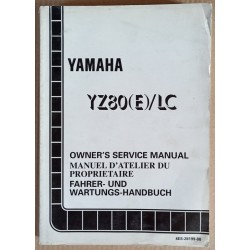 Manuel atelier Yamaha YZ80 (E)/LC 1993 - ref.00070