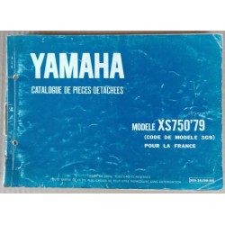 Parts list Yamaha 750 XS 1979 - ref.00083