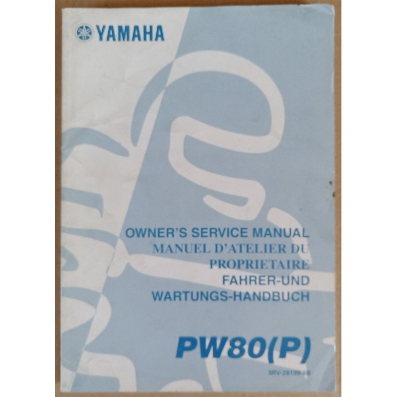 Manuel atelier Yamaha PW50 (P) 2002 - ref.00156