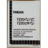 Manuel atelier Yamaha YZ80 (G)/LC LW(G) 1995 - ref.00165