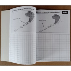 Cahier stage technique Aprilia SR 50 / Easy dashboard / SAS - ref.00222