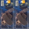 2 jeux de plaquettes avant CL pour Harley Davidson 1690 Dyna Low Rider FXDL 2014-2017