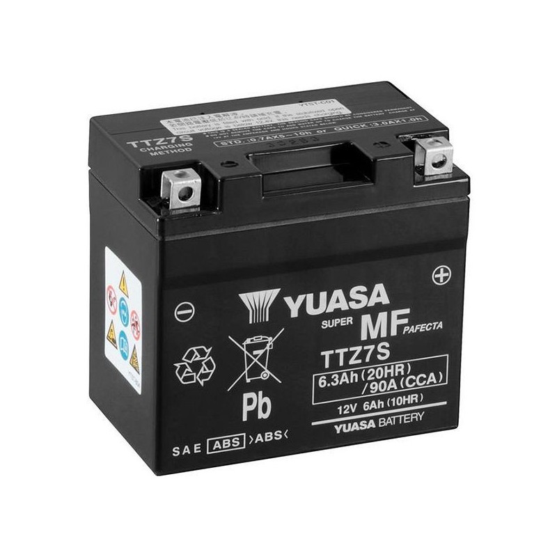 Batterie YUASA type TTZ7-S AGM prête à l'emploi Batterie YUASA type TTZ7-S AGM prête à l'emploi