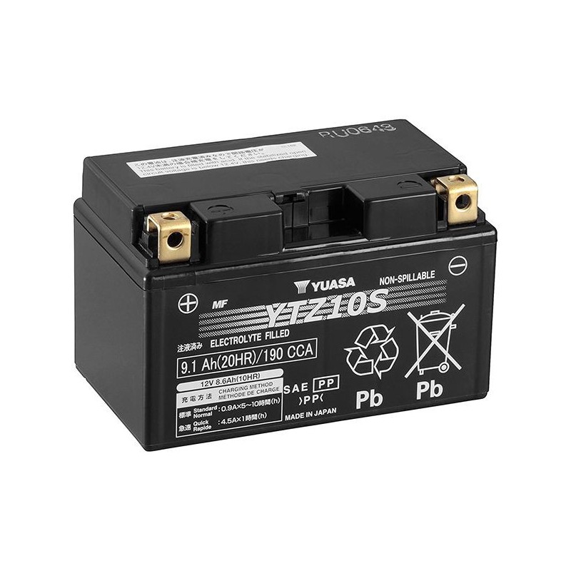 Battery YUASA type YTZ10-S AGM ready to use