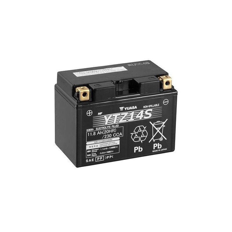 Battery YUASA type YTZ14-S AGM ready to use
