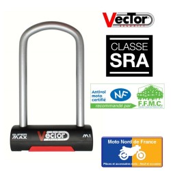 U lock VECTOR Super Max M1 - SRA - 105x210 mm inside