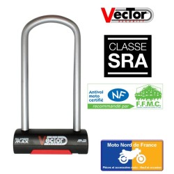 U lock VECTOR Super Max M2 - SRA - 105x250 mm inside