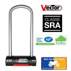 U lock VECTOR Super Max M3 - SRA - 105x270 mm inside