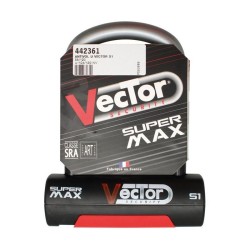 Antivol U VECTOR Super Max S1 - SRA - 85x130 mm intérieur