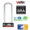 Antivol U VECTOR Super Max S3 - SRA - 85x270 mm intérieur