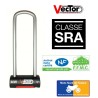 Antivol U VECTOR Super Max S4 - SRA - 85x310 mm intérieur