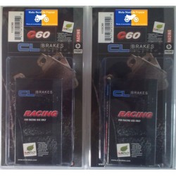 2 jeux de plaquettes avant racing pour Suzuki 1000 GSXR 2004-2011