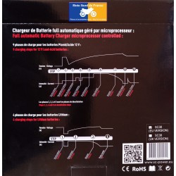 Battery charger SCpower SC38 lead/lithium 6/12V 0.8-3.8A