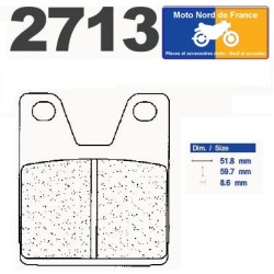Jeu de plaquettes de frein arrière CL pour Yamaha YZF-R1 1998-2001