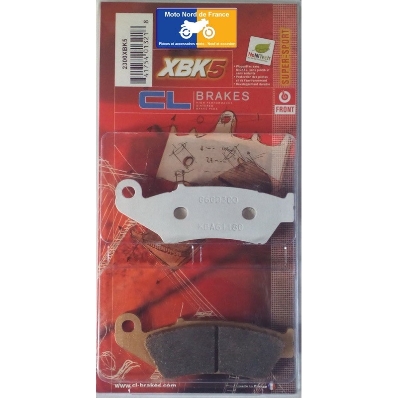 Jeu de plaquettes de frein avant Suzuki DR-Z 400 SM 2005-2009