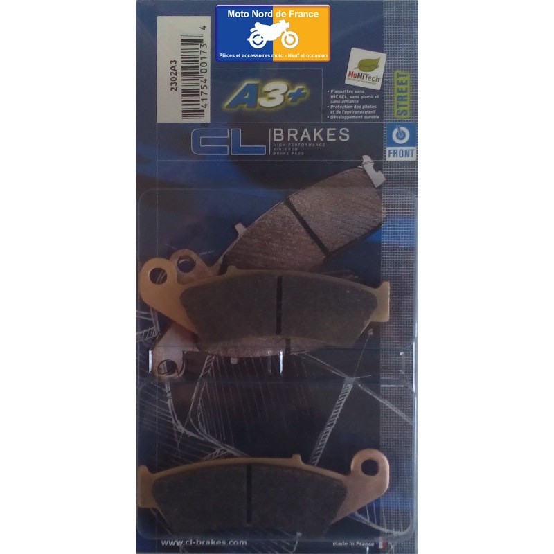Set of front brake pads CL for Honda XR 600 R 1988-1992 Set of front brake pads CL for Honda XR 600 R 1988-1992