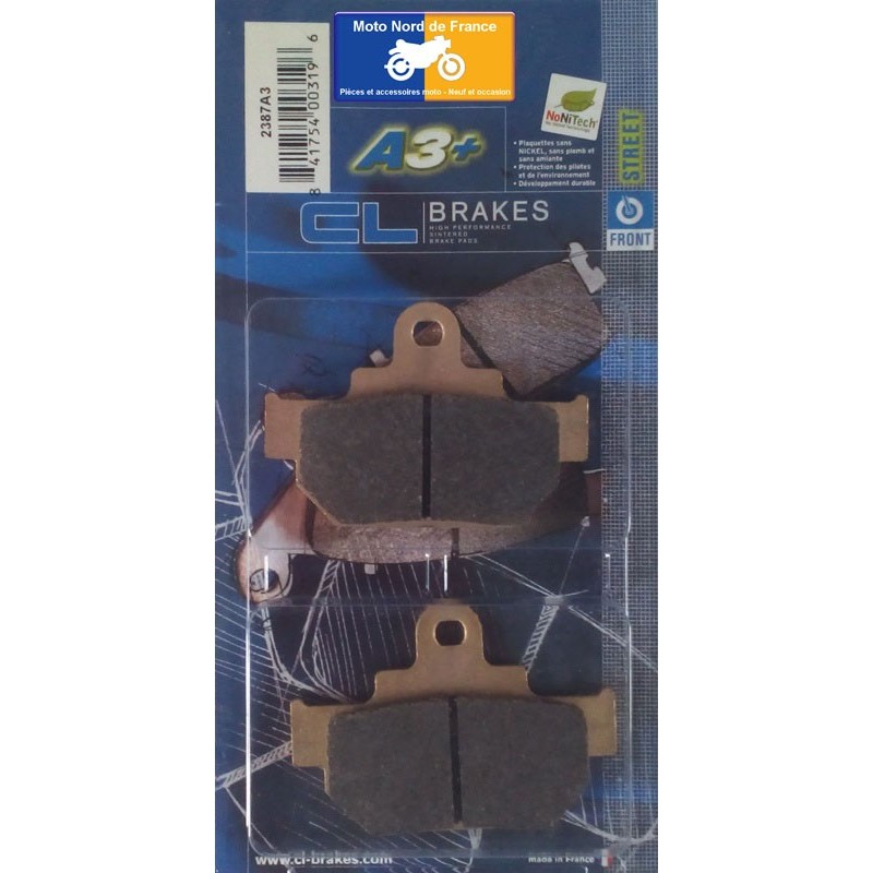 Set of front brake pads for Suzuki GZ 125 Marauder 1998-2010