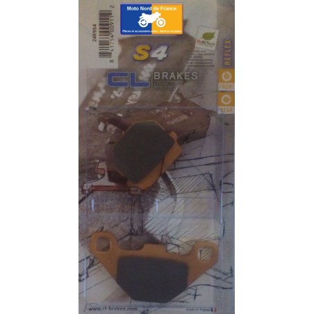 Set of rear brake pads CL for Aprilia RX 125 Supermotard 2008-2014