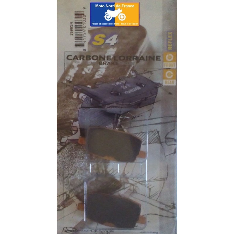 Jeu de plaquettes de frein avant S4 pour Yamaha 80 TZR 1992-2008 Jeu de plaquettes de frein avant S4 pour Yamaha 80 TZR 1992-2008