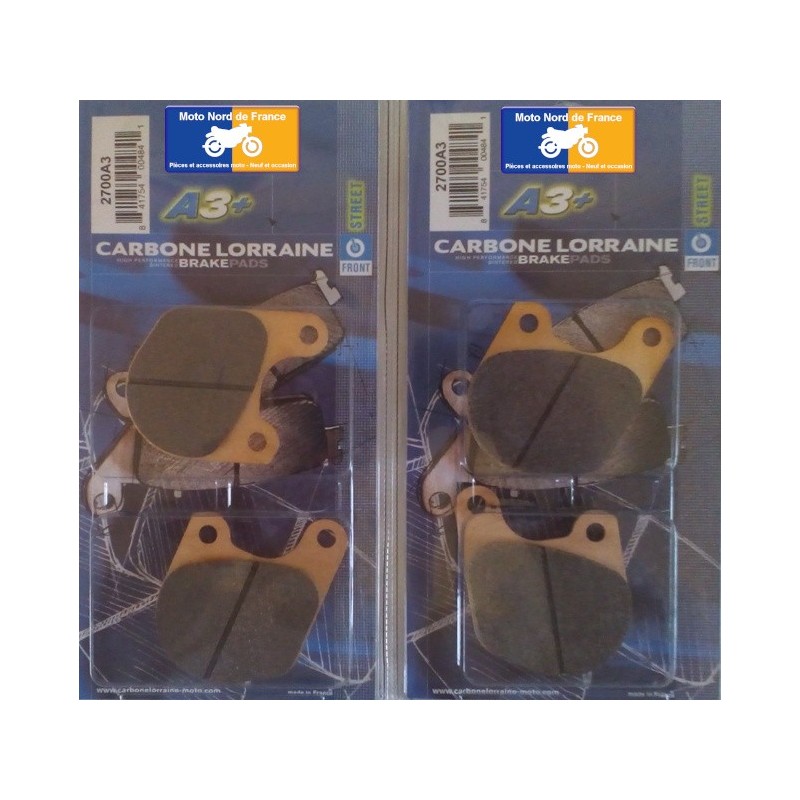 2 sets of front brake pads CL for Harley Davidson 883 XLH 1979-1983 2 sets of front brake pads CL for Harley Davidson 883 XLH 1979-1983