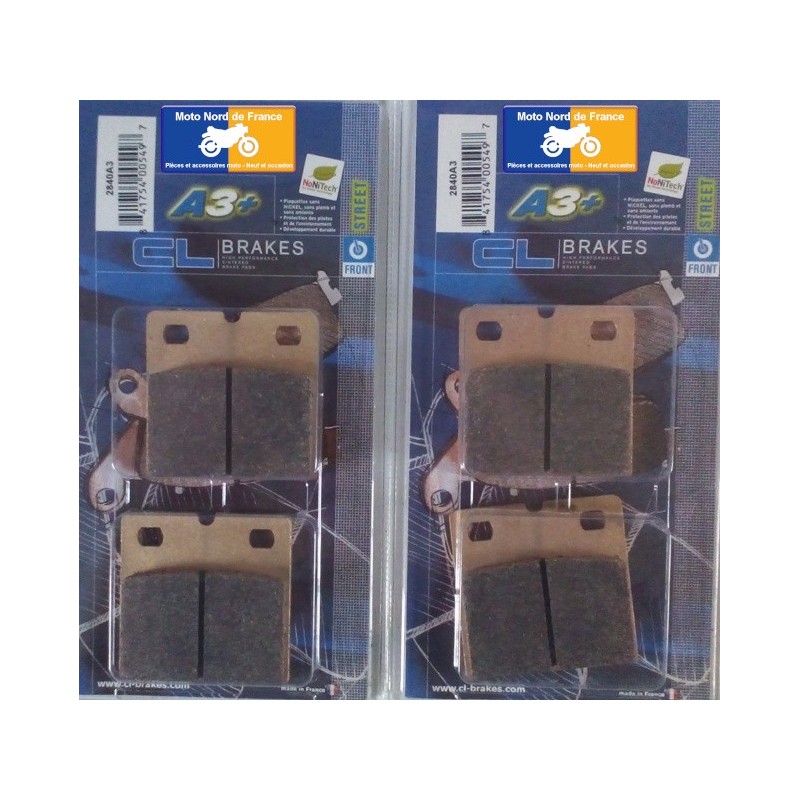 2 sets of front brake pads CL for BMW R100 RT 1991-1995 2 sets of front brake pads CL for BMW R100 RT 1991-1995