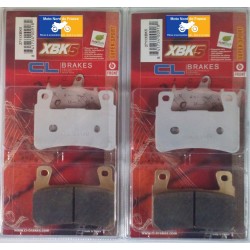 2 sets of front brake pads for Harley Davidson 1200 XR 2008-2010