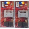 2 sets of front brake pads for Harley Davidson 1200 XR 2008-2010 2 sets of front brake pads for Harley Davidson 1200 XR 2008-2010