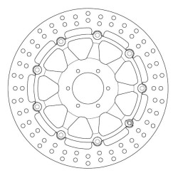 Disque de frein avant Ferodo pour Honda XL 1000 V Varadero 1999-2006
