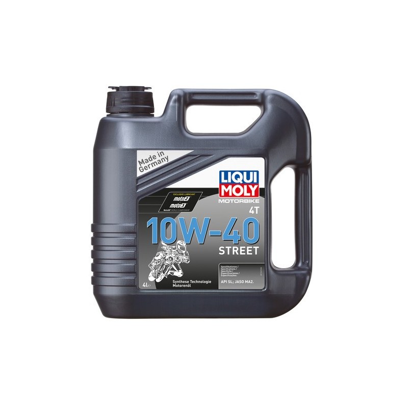 Huile moteur Liqui Moly 4 temps 10W40 Street 4 litres