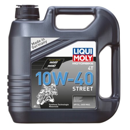 Huile moteur Liqui Moly 4 temps 10W40 Street 4 litres