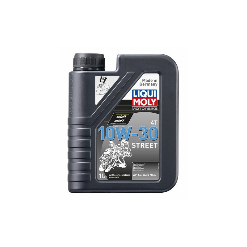 Huile moteur Liqui Moly 4 temps 10W30 Street - 1 litre