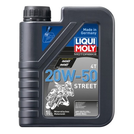 Huile moteur Liqui Moly 4 temps 20W50 Basic street - 1 litre